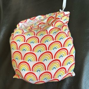 Little sleepies rainbows cribsheet EUC